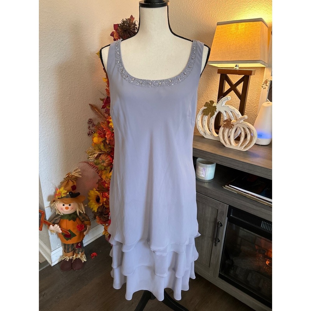 SLNY‎ lavender dress size 14